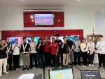 火災モニタールーム見学の様子