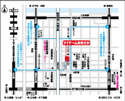 マイドームおおさか案内図